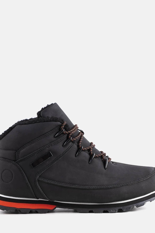 Zwarte winter wandelschoenen, „Jemma"