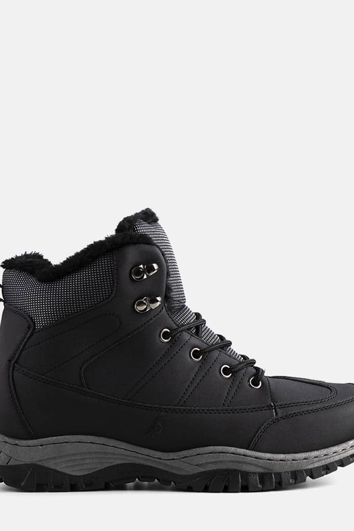 Zwarte winter wandelschoenen, „Violette"