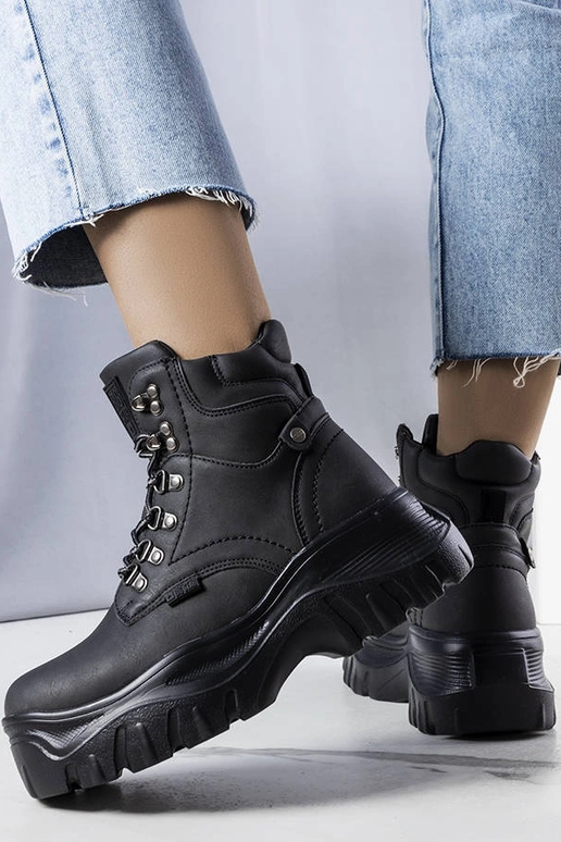 Sorte Big Star Støvler KK274368 Sorte Big Star Støvler KK274368