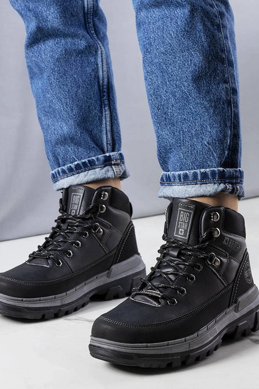 Sorte Big Star Støvler KK274222 SORT Sorte Big Star Støvler KK274222 SORT