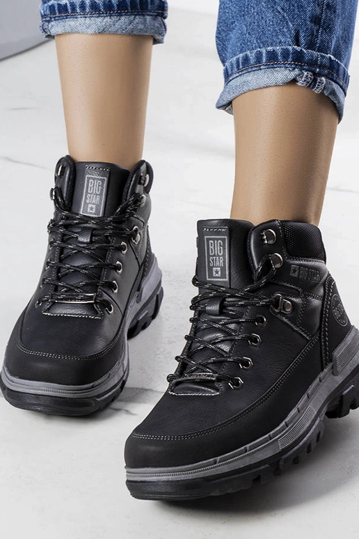 Sorte Big Star Støvler KK274222 SORT Sorte Big Star Støvler KK274222 SORT