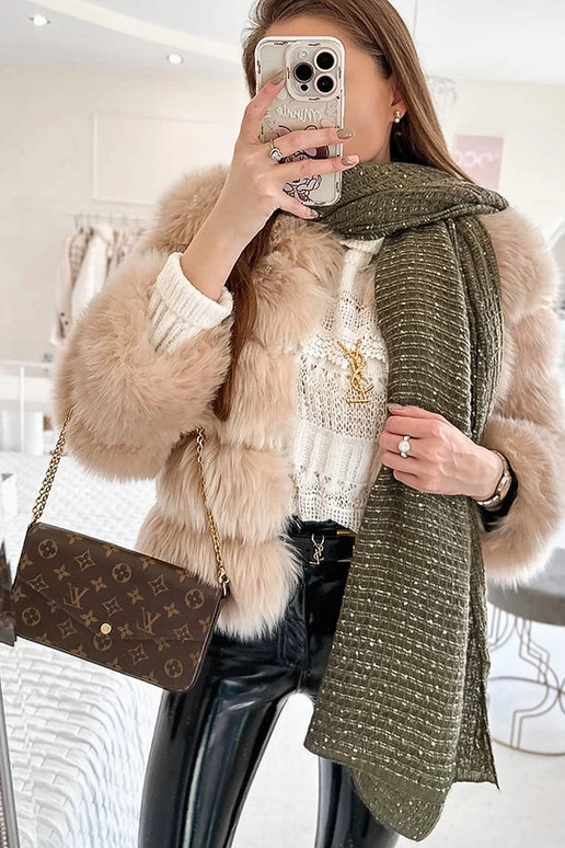 Khalil grønt polka Dot tørklæde