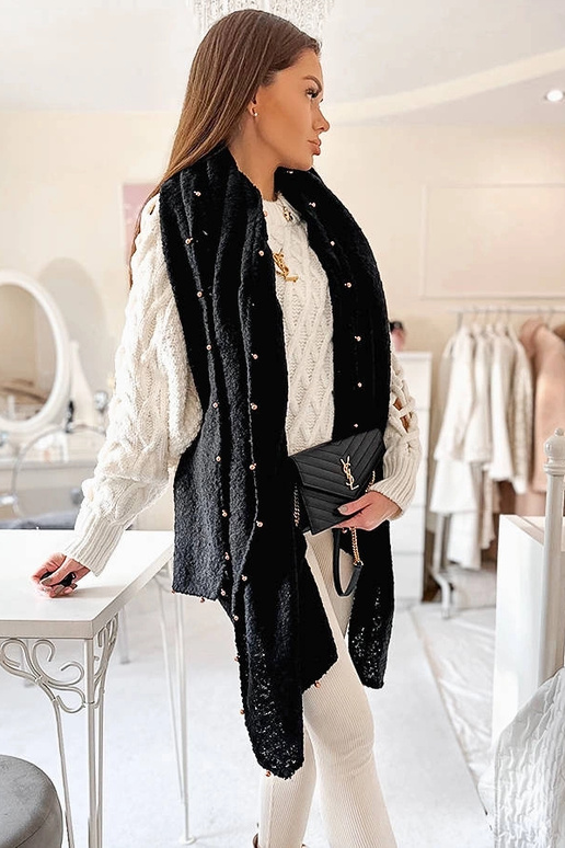 Yvonne Black Beaded sjal Yvonne Black Beaded sjal