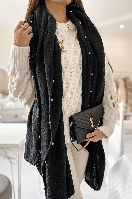 Yvonne Black Beaded sjal Yvonne Black Beaded sjal