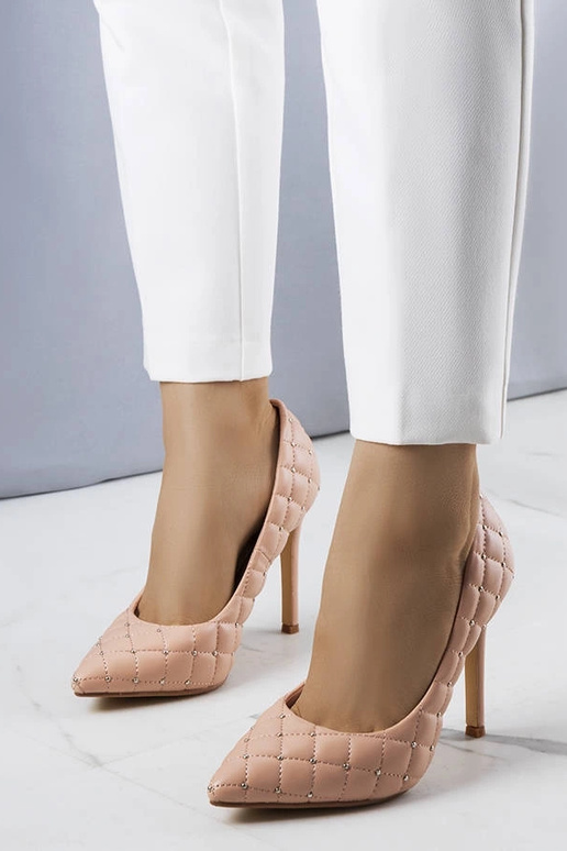 Pink quiltede Dayton hæle Pink quiltede Dayton hæle