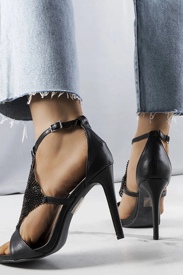 Sorte elegante højhælede... 2