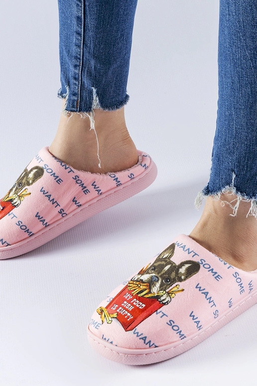 Pink bløde pommes frites hjemmesko