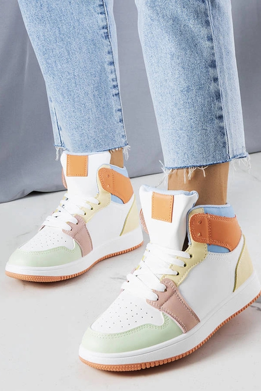 Kari's Orange High Top Sneakers
