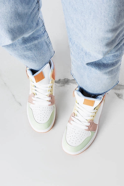 Kari's Orange High Top Sneakers