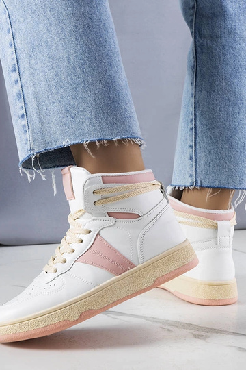 Pink høje sneakers Robin