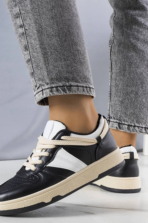 Sorte damesneakers Marcella