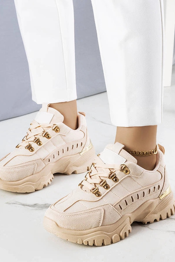 Beige sneakers, „Mindy"
