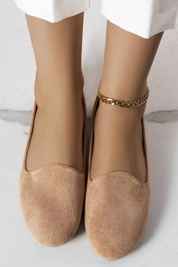 Zandkleurige schoenen van... 2