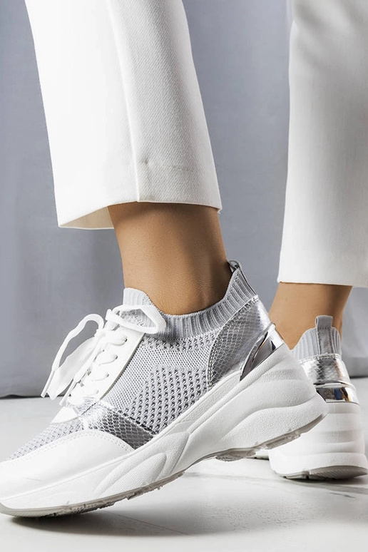 Anns grå wedge sneakers Anns grå wedge sneakers