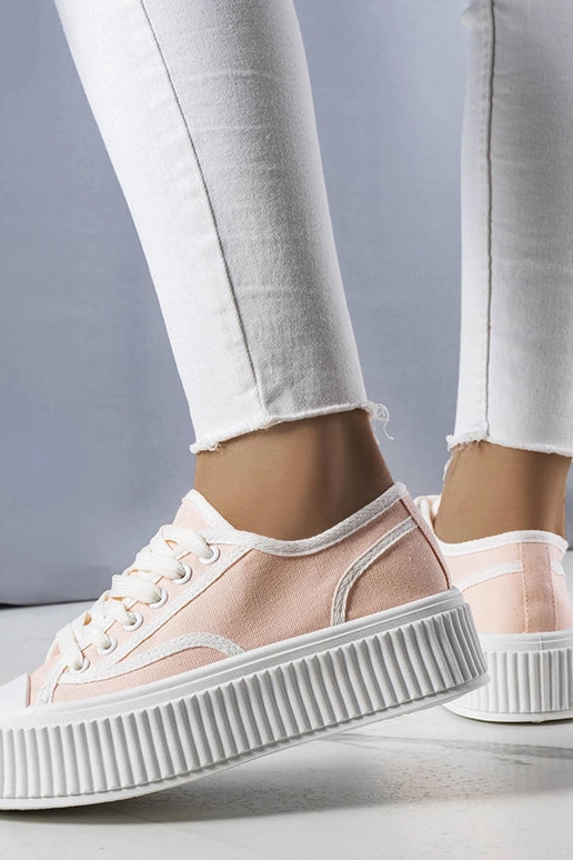 Delores Lys Pink Platform Sneakers Delores Lys Pink Platform Sneakers