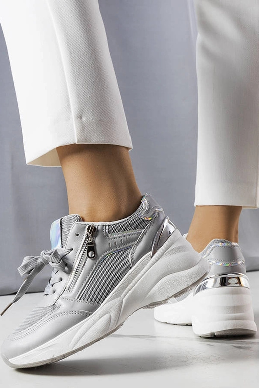 Stacey grå wedge sneakers Stacey grå wedge sneakers