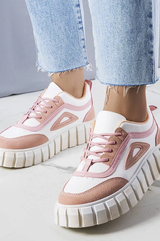 Roze schoenen op een plateau, „Robyn"