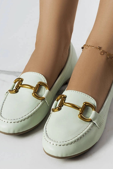 Grønne loafers med... 2