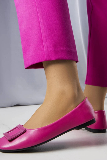 Pink ballerinaer med Sheller-spænde 2