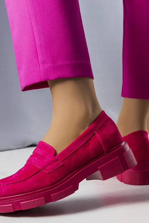 Roze schoenen van kunstsuède Alacoque