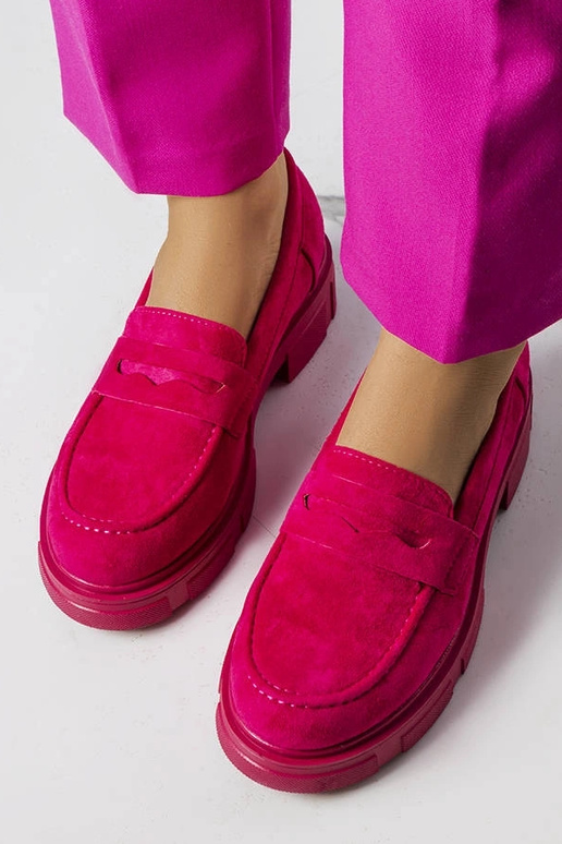 Roze schoenen van kunstsuède Alacoque