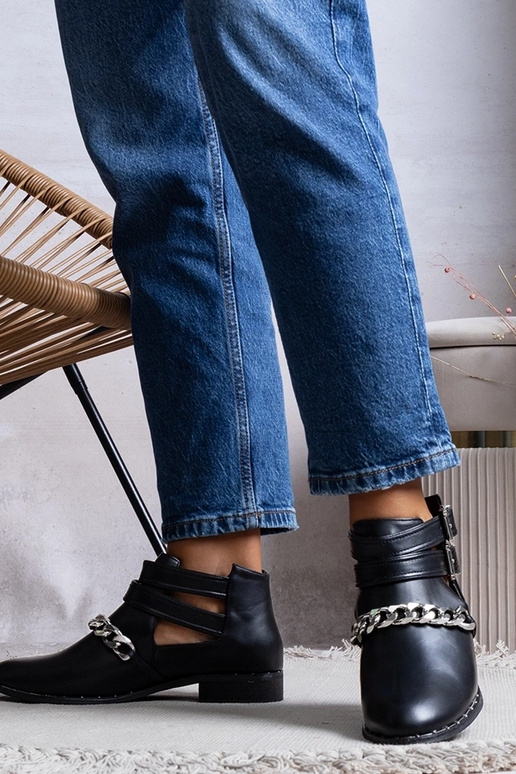 Sorte Ratté Cutout ankelstøvler