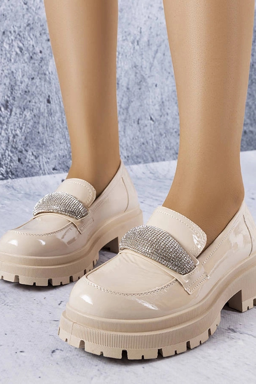 Zandkleurige laarzen met...