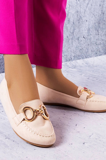 Beige klassiske loafers Pitre