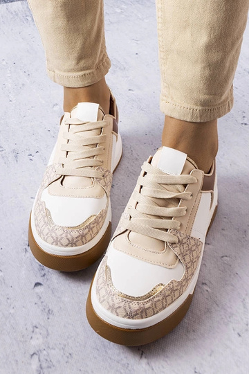 Brune sneakers dekoreret... 2