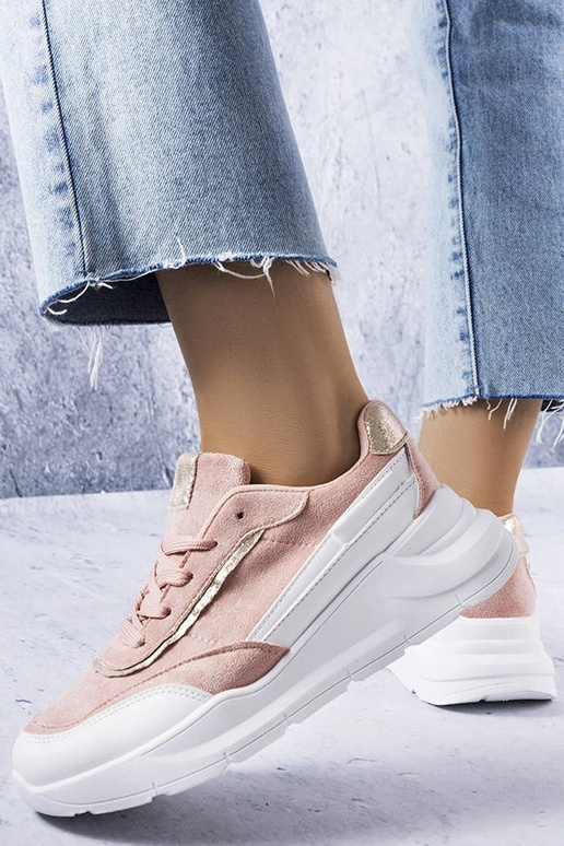 Roze sportieve schoenen van... Roze sportieve schoenen van...