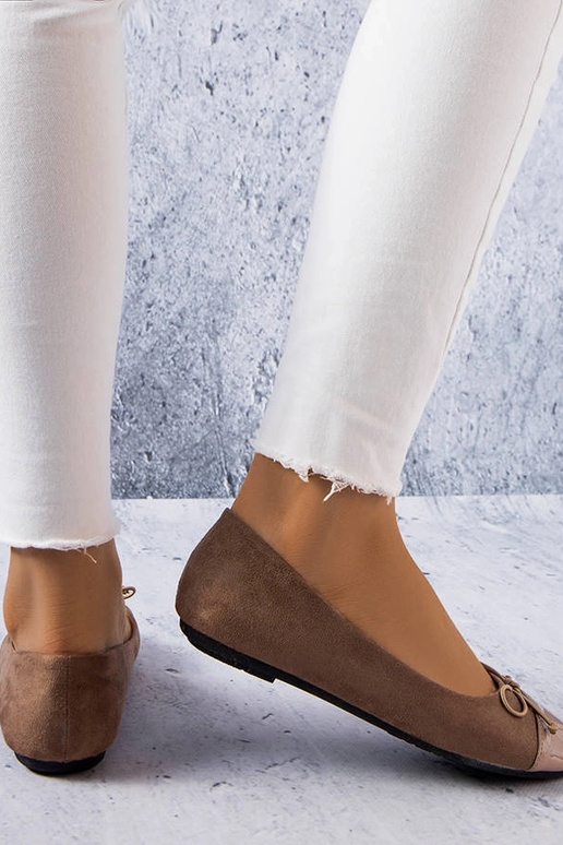 Brune, patenterede balletflader Simard