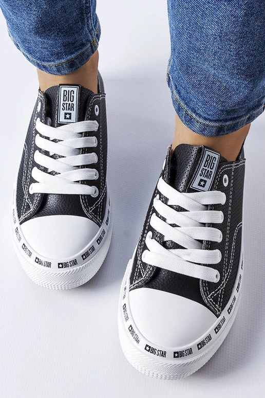 Sorte gennembrudte sneakers Big Star... Sorte gennembrudte sneakers Big Star...