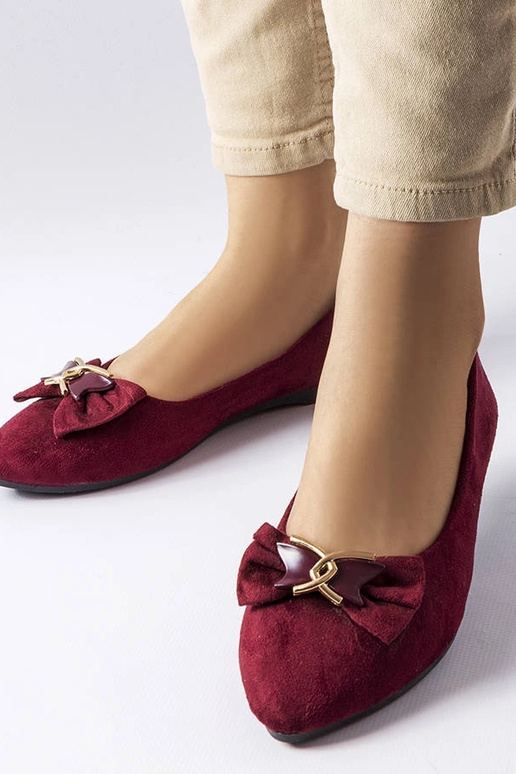 Jetté Burgundy Ballerina med spidstå