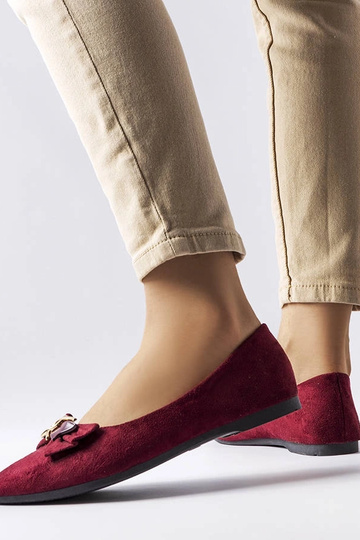 Jetté Burgundy Ballerina med spidstå 2