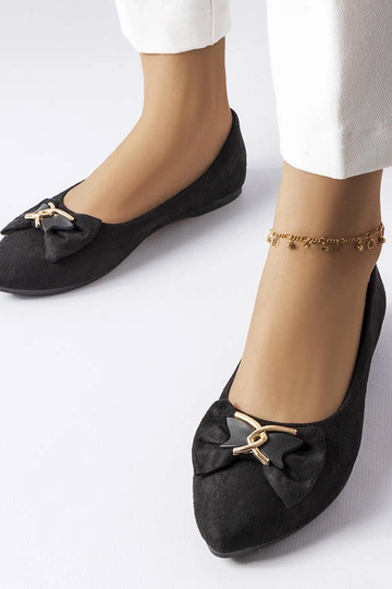 Jette sorte ballerinaer med...