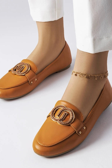 Brune loafers til kvinder Eleena