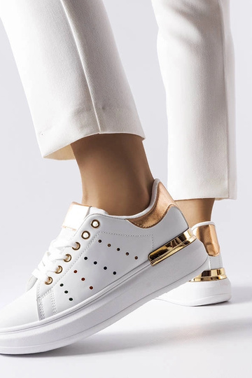 Hvide sneakers med farverig... 2