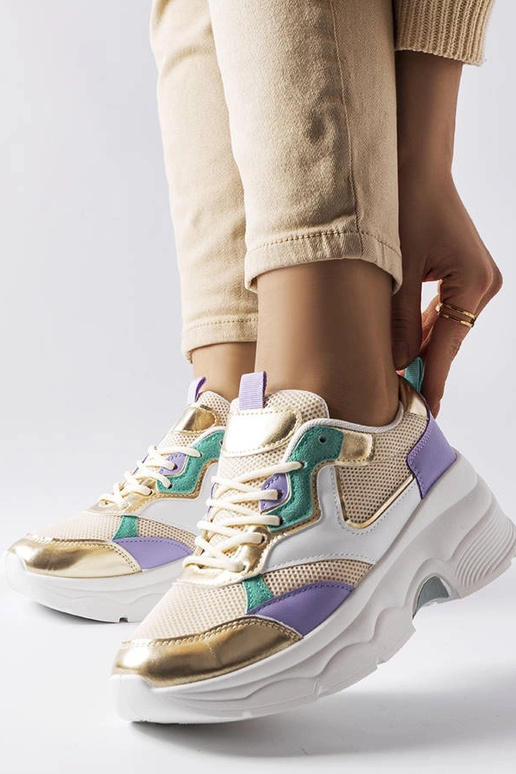 Séguin Sneakers i hvid og guld til... Séguin Sneakers i hvid og guld til...