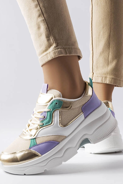 Séguin Sneakers i hvid og guld til... Séguin Sneakers i hvid og guld til...