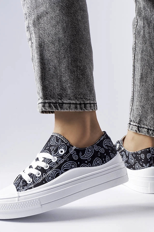 Sorte Bélair platform sneakers
