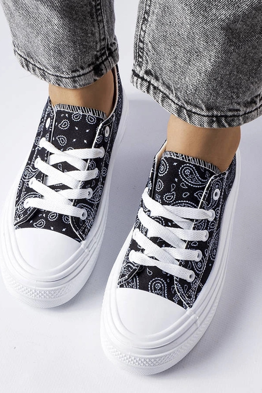 Sorte Bélair platform sneakers