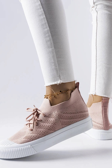 Roze schoenen van elastisch... 2