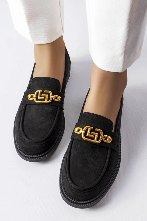 Sorte elegante loafers med Ouellet... Sorte elegante loafers med Ouellet...