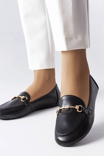 Sorte dekorative Lejeune loafers