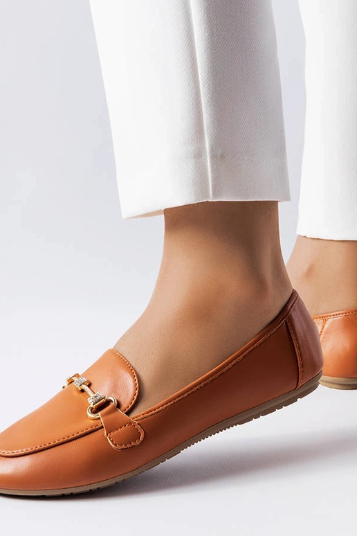 Brune dekorative Lejeune-mokkasiner Brune dekorative Lejeune-mokkasiner