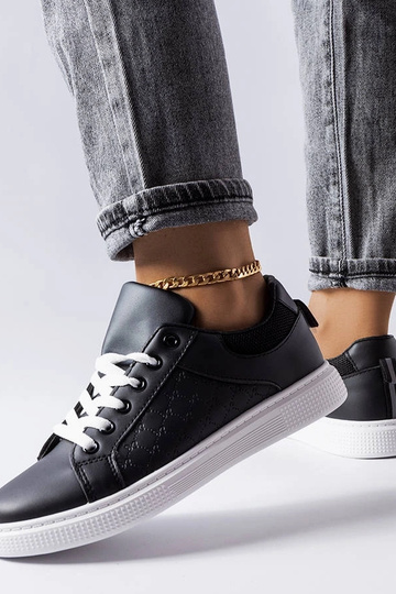 Sorte sneakers med... 2