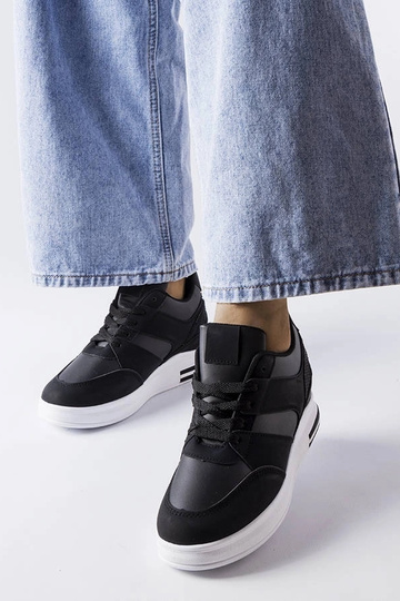 Sorte CinqMars wedge sneakers