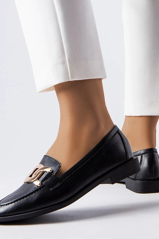 Sorte Henrique Buckle Loafers Sorte Henrique Buckle Loafers