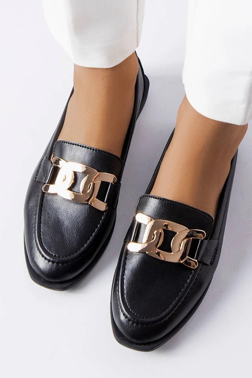 Sorte Henrique Buckle Loafers Sorte Henrique Buckle Loafers