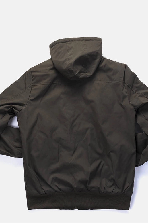Grøn duplessis vindjakke med hætte...